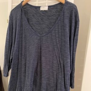 WOMEN'S ALLEN ALLEN LONG TUNIC IN DENIM